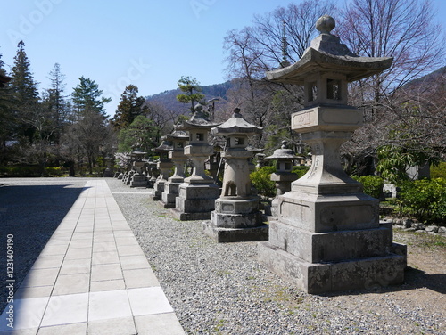 寺院の灯篭