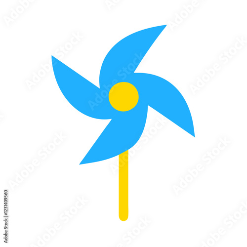 pinwheel icon design