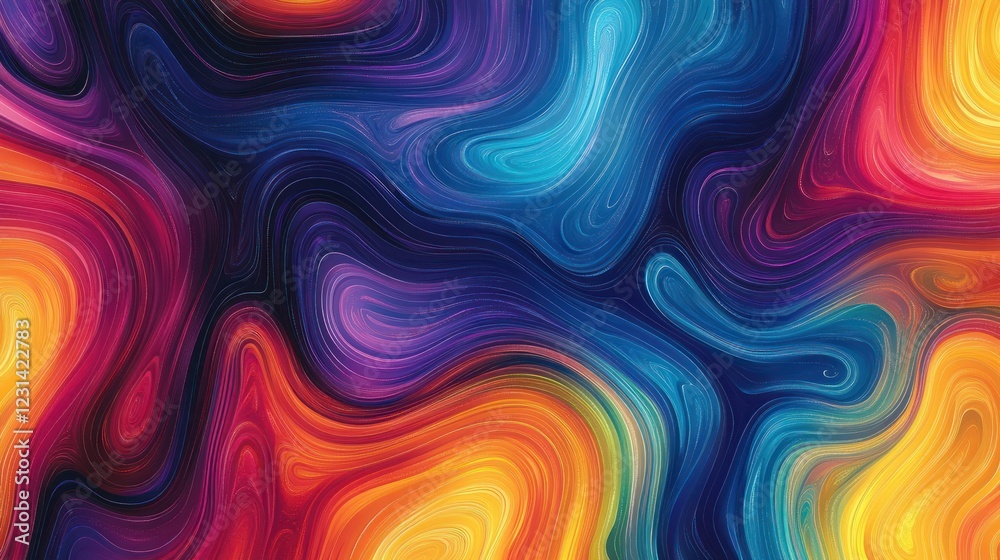 Obraz premium Abstract swirling paint texture background design