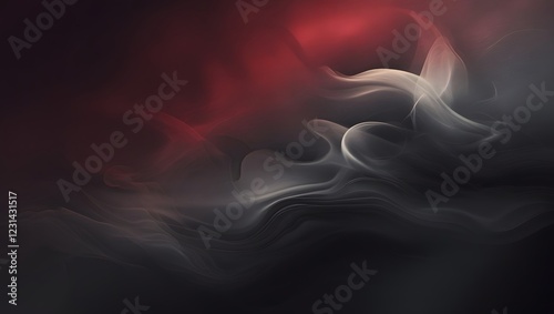 Fiery Red and Black Gradient Background – Bold, Dark, and Dramatic Blur for Powerful, Passionate, and Strong Design Elements