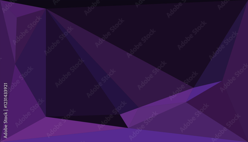Obraz premium Abstract Polygonal Background with Geometric Shapes in Vibrant Colorful Design, Modern Digital Artwork for Websites, Technology, and Creative Projects
