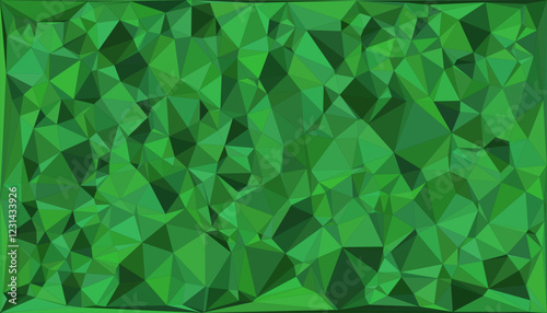 Abstract Polygonal Background with Geometric Shapes in Vibrant Colorful Design, Modern Digital Artwork for Websites, Technology, and Creative Projects