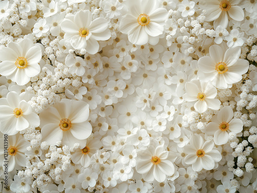 Beautiful white flower wreath for Valentine’s, Women’s Day, and Mother’s Day gift