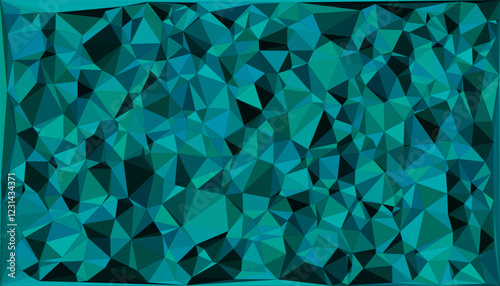 Abstract Polygonal Background with Geometric Shapes in Vibrant Colorful Design, Modern Digital Artwork for Websites, Technology, and Creative Projects