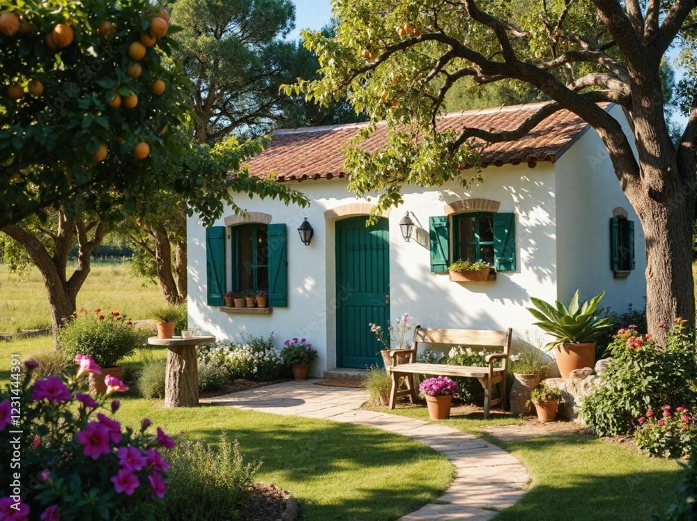 Fototapeta premium casita de campo