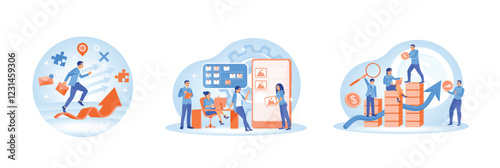 Business success and team collaboration through innovative digital strategies.