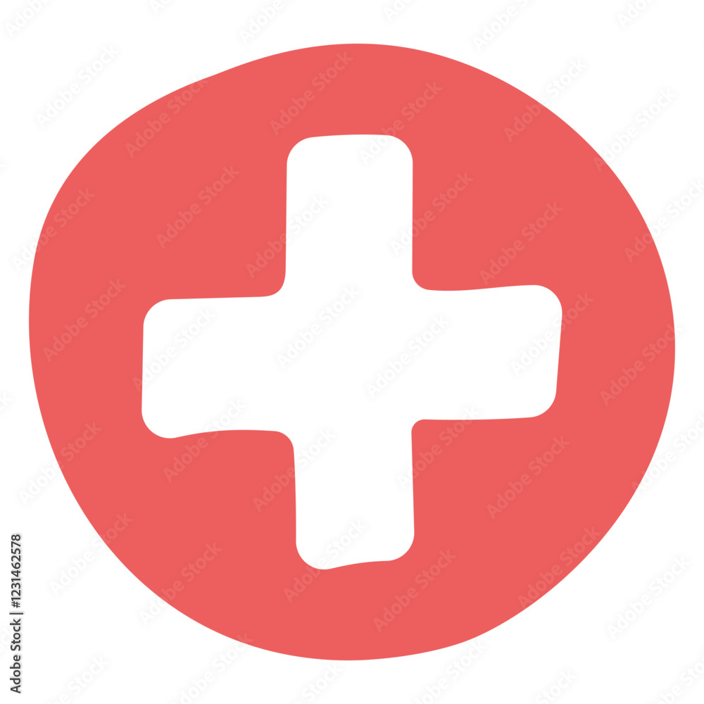 Obraz premium Hand Drawn Medical Health Icon