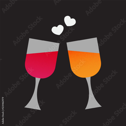 Tequila Glass Valentine's Icon