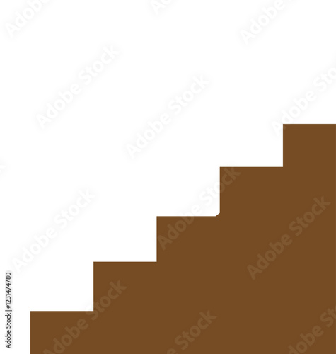 the forester is brown on a white background,