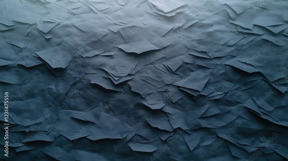 Fototapeta premium Abstract Dark Blue Polygonal Texture Background
