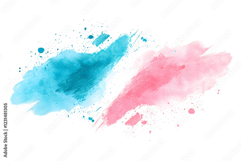 Dynamic cyan and pink grunge brush strokes digital art abstract design creative environment artistic viewpoint Dynamic cyan and pink grunge brush strokes digital art abstract design creative environment artistic viewpoint