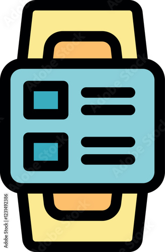 Modern smartwatch displaying a checklist interface for efficient task management and productivity