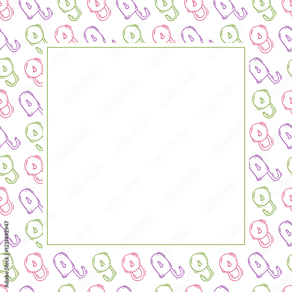 padlock frame. doodle padlock square frame. hand drawn padlock frame background. padlock background padlock frame. doodle padlock square frame. hand drawn padlock frame background. padlock background