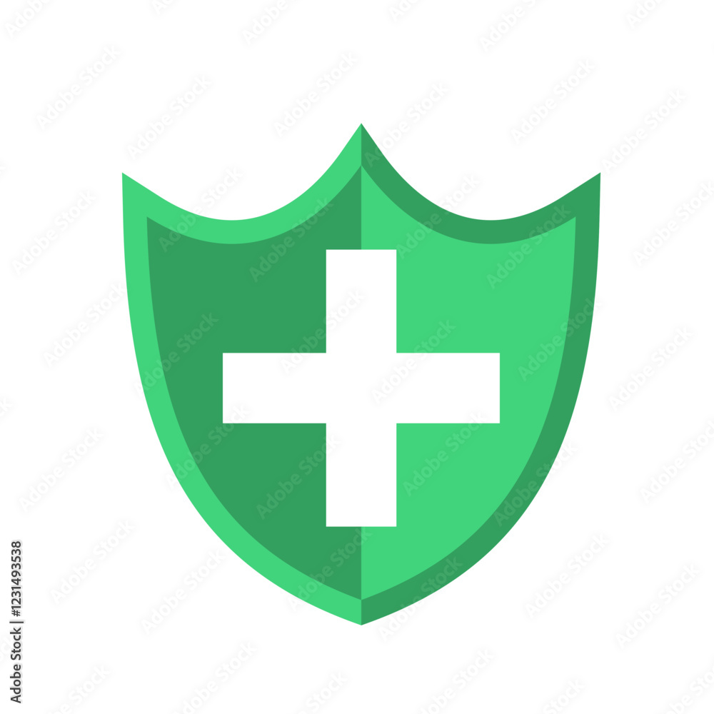 Fototapeta premium Medical Insurance Symbol