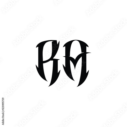 RA monogram logo design letter text name symbol monochrome logotype alphabet character simple logo