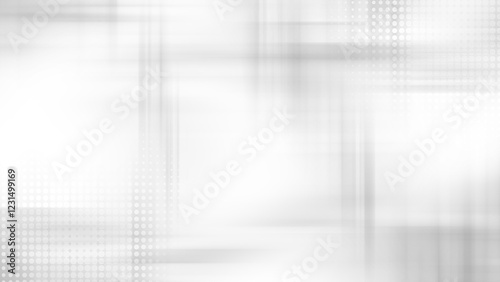 Abstract gray background features blurred lines and dotted patterns..