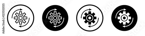 Recovery icons pack in black and white versions for web.