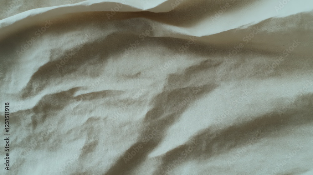Naklejka premium Abstract Beige And White Textured Fabric Background