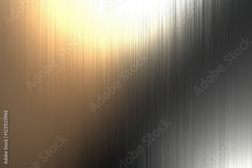 Abstract Gradient Background with Soft Light Reflections in Shades of Gold, Silver, and Black for Creative Design Projects