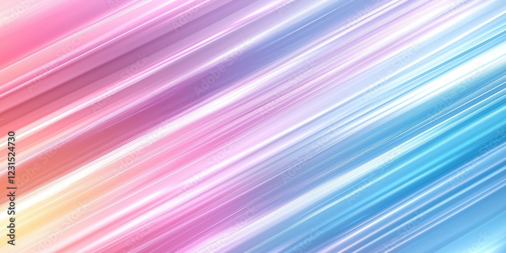 Diagonal streaks of pastel pink and blue light creating a gradient effect. Concept for motion, speed, and modern design. Diagonal streaks of pastel pink and blue light creating a gradient effect. Concept for motion, speed, and modern design.