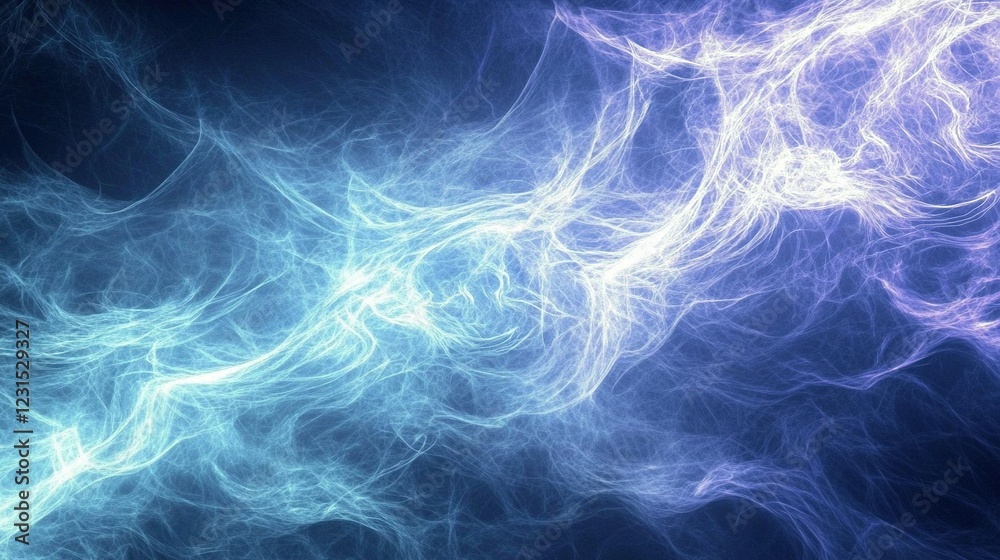 Obraz premium Abstract Blue and Purple Energy Light Plasma Nebula Background Texture