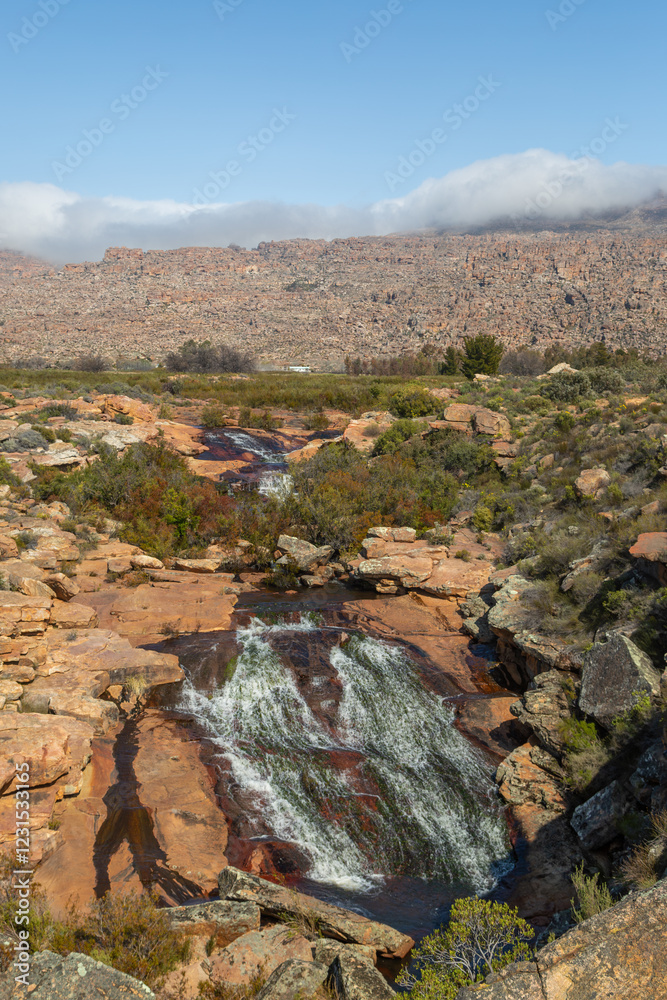 Φωτογραφία The beautiful waterfall close to Eselbank in the Cederberg, Western Cape of Sout