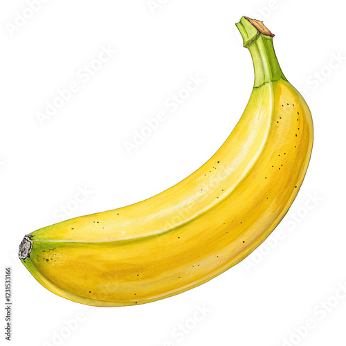 bananas isolated on white