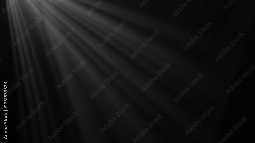 Dramatic Light Rays on Black Background - Abstract Light Effect Dramatic Light Rays on Black Background - Abstract Light Effect