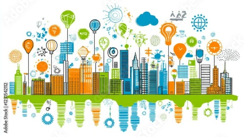 Smart City Ecosystem Sustainable Urban Development and Technological Integration