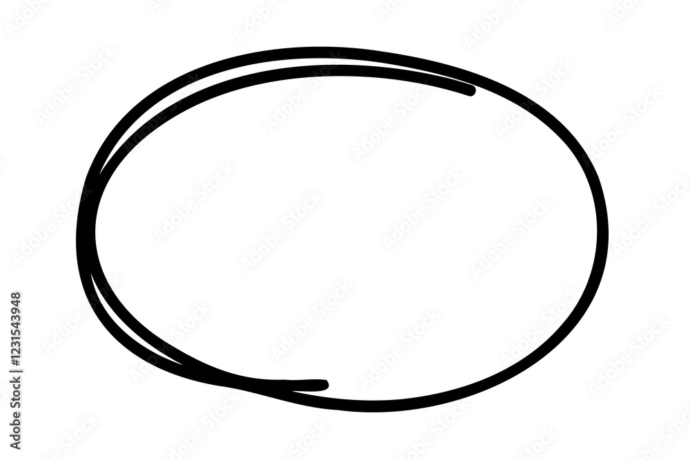 Highlight oval marker frames line set. Hand drawn scribble circle sketch. Doodle ovals and ellipses line template. Vector illustration oval isolated on white background. Highlight oval marker frames line set. Hand drawn scribble circle sketch. Doodle ovals and ellipses line template. Vector illustration oval isolated on white background.