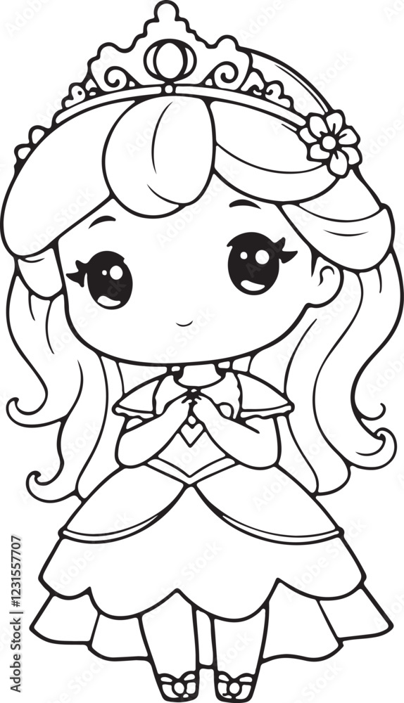 Fototapeta premium little girl