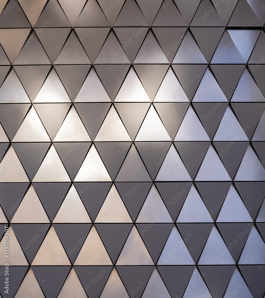 Geometric wall background with triangles. Geometric wall background with triangles.