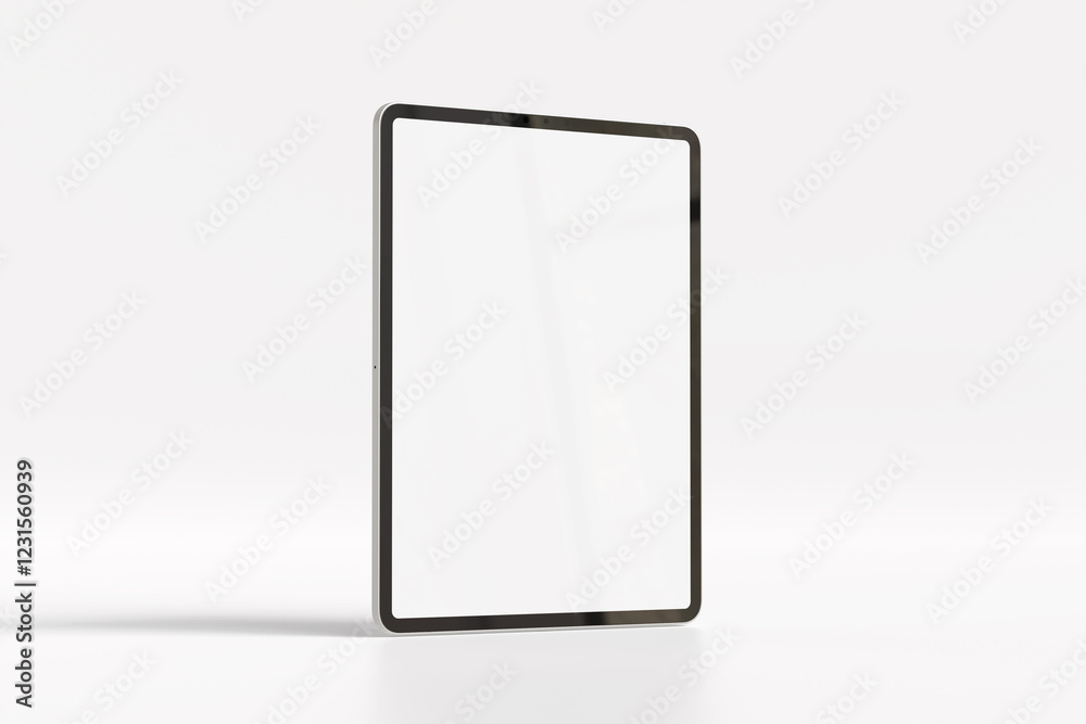 Blank tablet isolated on white for mockup design Blank tablet isolated on white for mockup design