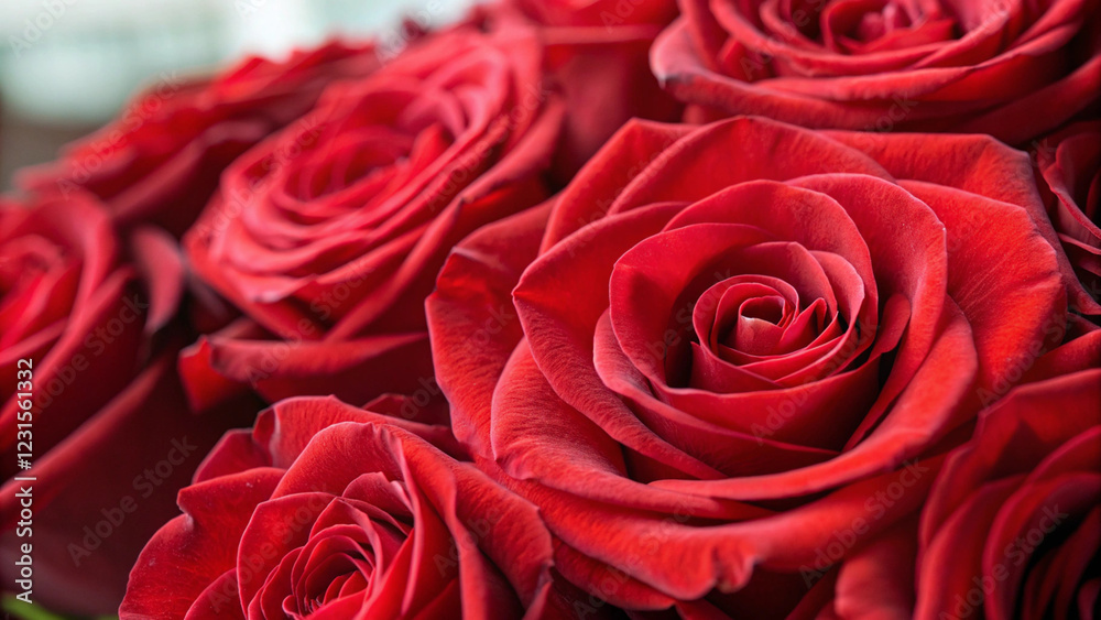 Red Roses Texture Background, St. Valentine's Day Backdrop, Love and Romance Red Roses Texture Background, St. Valentine's Day Backdrop, Love and Romance