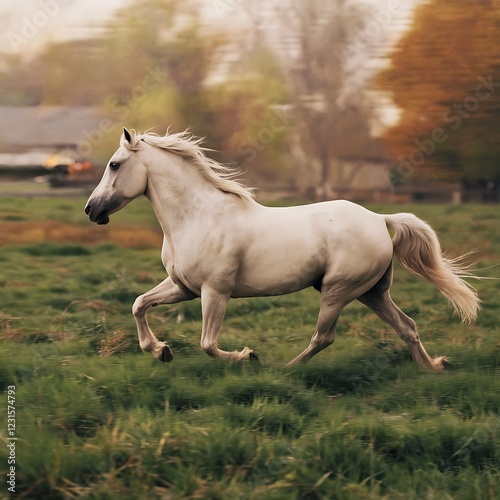 horse in the field