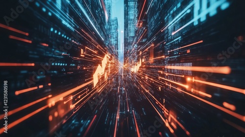 Futuristic Technology, A Vibrant Glimpse into Digital Innovation and Cyberspace