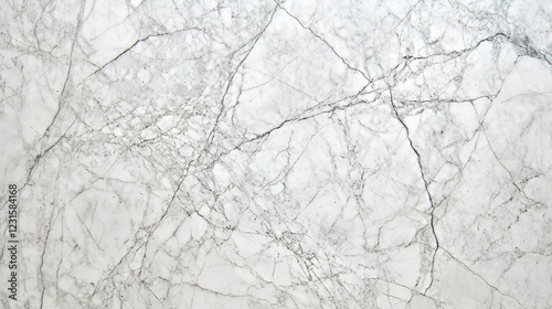 Minimalist background of a clean white marble texture with subtle gray veins, modern and elegant style