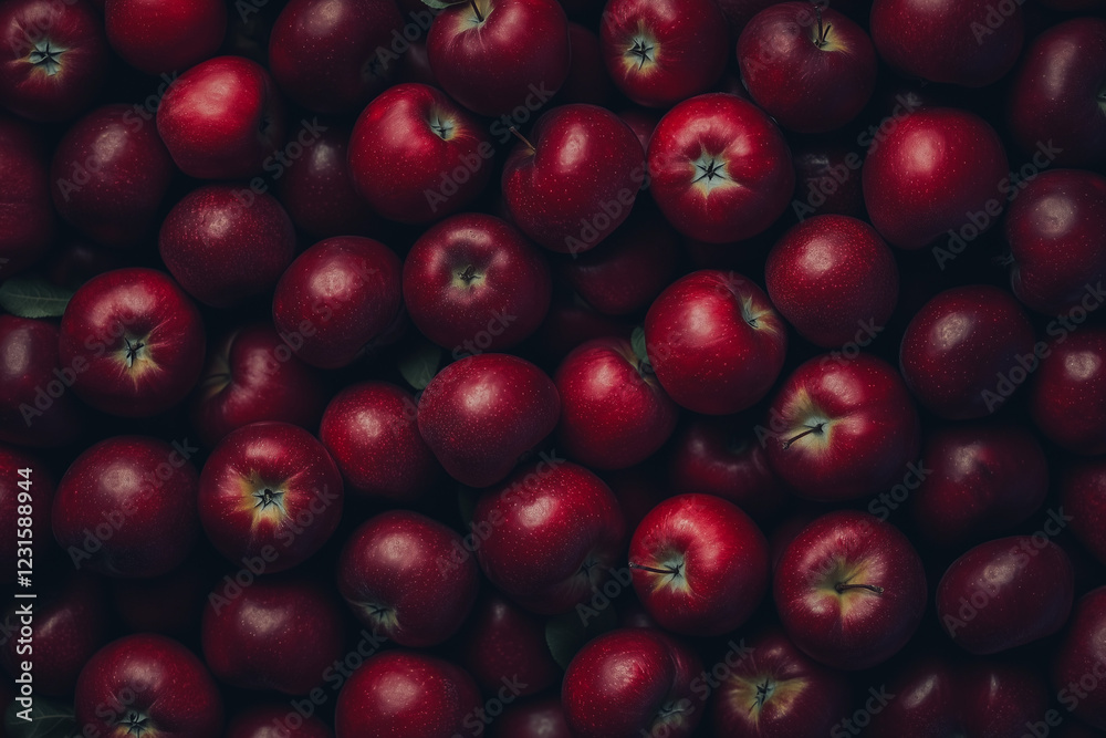 A lot of red apples, closeup, healthy food, background A lot of red apples, closeup, healthy food, background