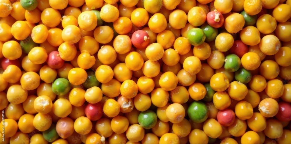 Close-up, colorful chickpea & pea seamless texture, wallpaper, seamless, bright Close-up, colorful chickpea & pea seamless texture, wallpaper, seamless, bright