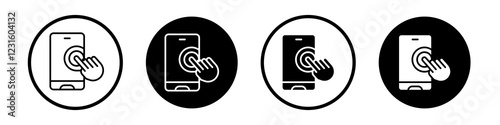 Self service icon collection in black and white filled and outlined style for web.