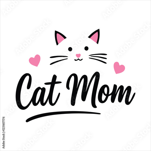 cat mom loves tshirt.