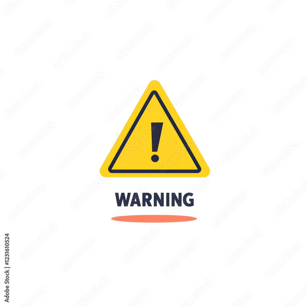 Warning sign illustrates a caution symbol for safety awareness, isolated on a transparent background, png, alpha Warning sign illustrates a caution symbol for safety awareness, isolated on a transparent background, png, alpha