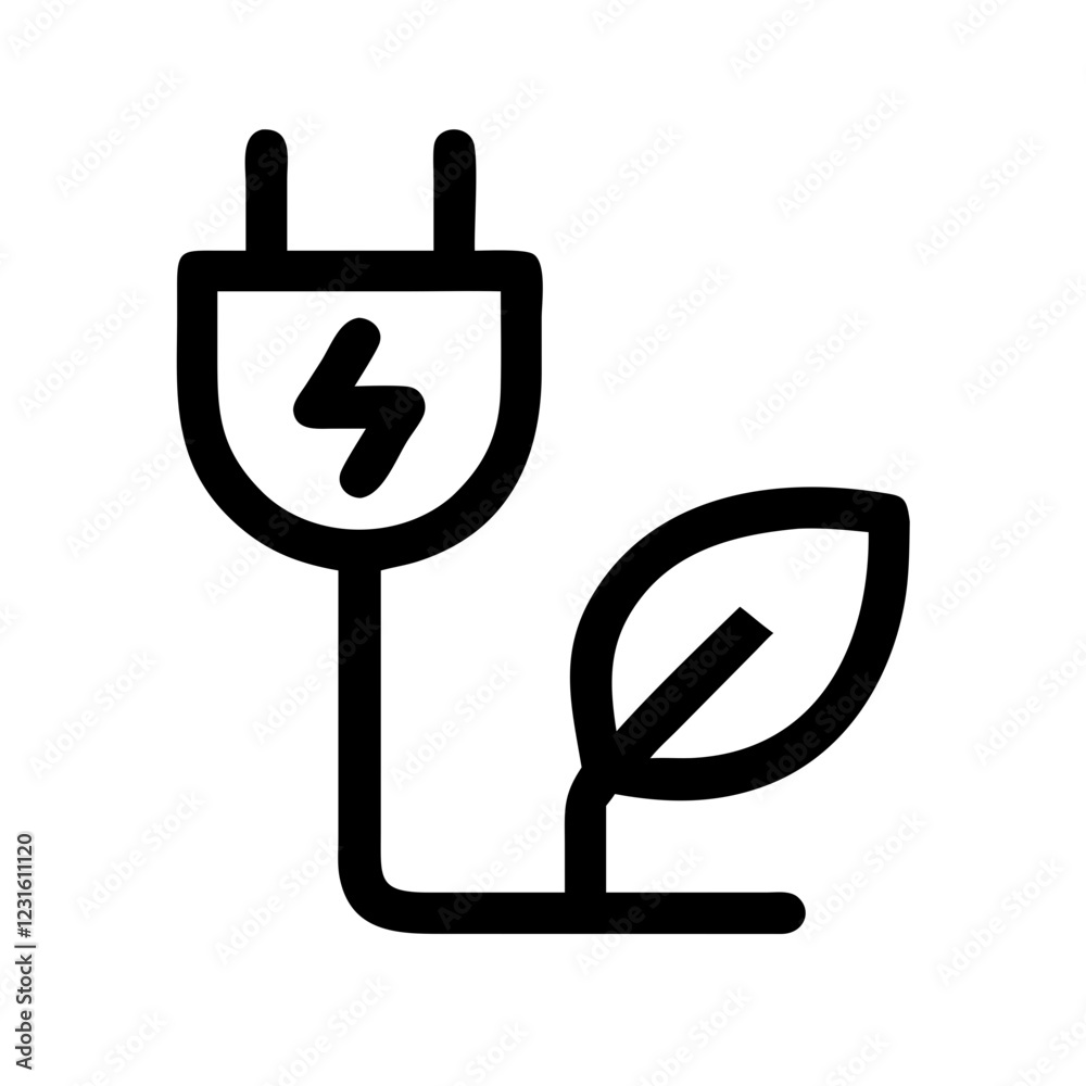 Renewable Power Icon Vector Design Featuring Green Energy Elements for Eco Sustainability Themes Renewable Power Icon Vector Design Featuring Green Energy Elements for Eco Sustainability Themes