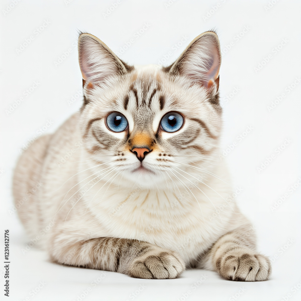 british cat isolated on white british cat isolated on white