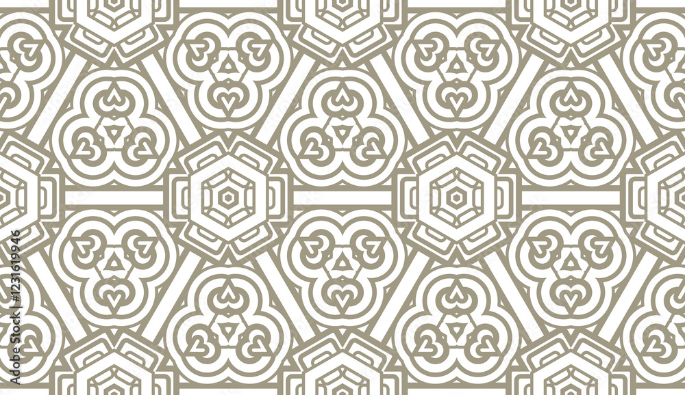 Fototapeta premium Geometry Background for Fabric, Packaging Paper, Tablecloth, Textile. vector