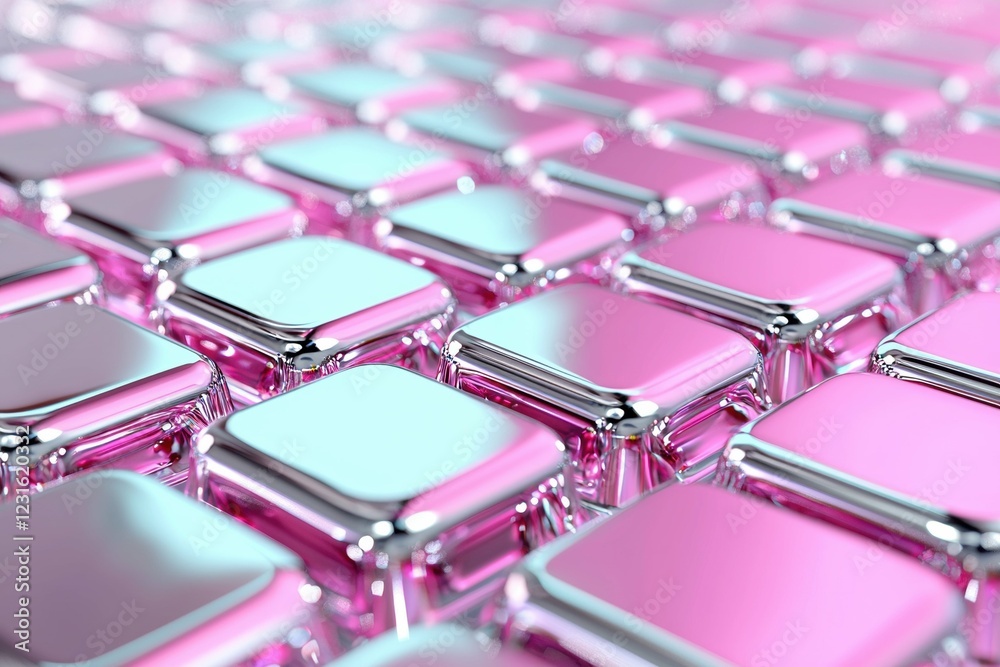 Colorful reflective blocks background pattern. Colorful reflective blocks background pattern.