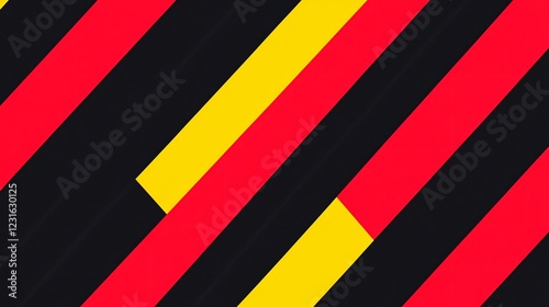Wallpaper Mural Bold Vivid Pattern with Evenly Spaced Lines on Dark Background Torontodigital.ca