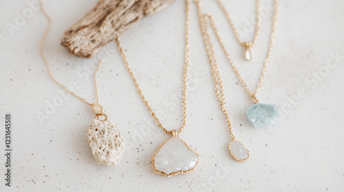 Elegant Gemstone Necklaces:...