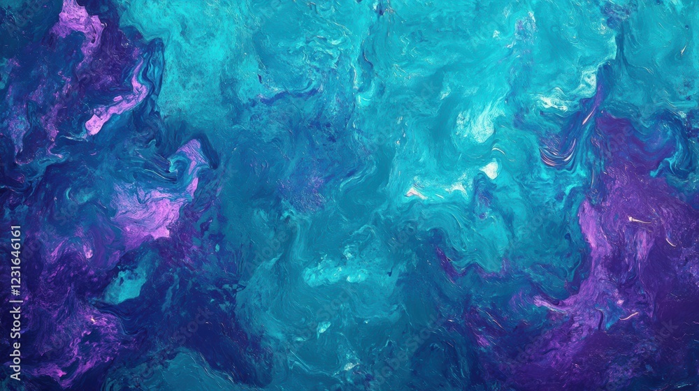 Naklejka premium A Luminous Background with Bright Turquoise