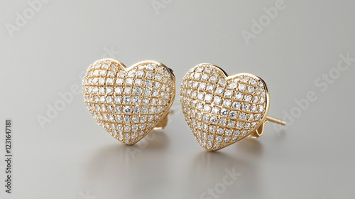 Heart Diamond Earrings: A p...
